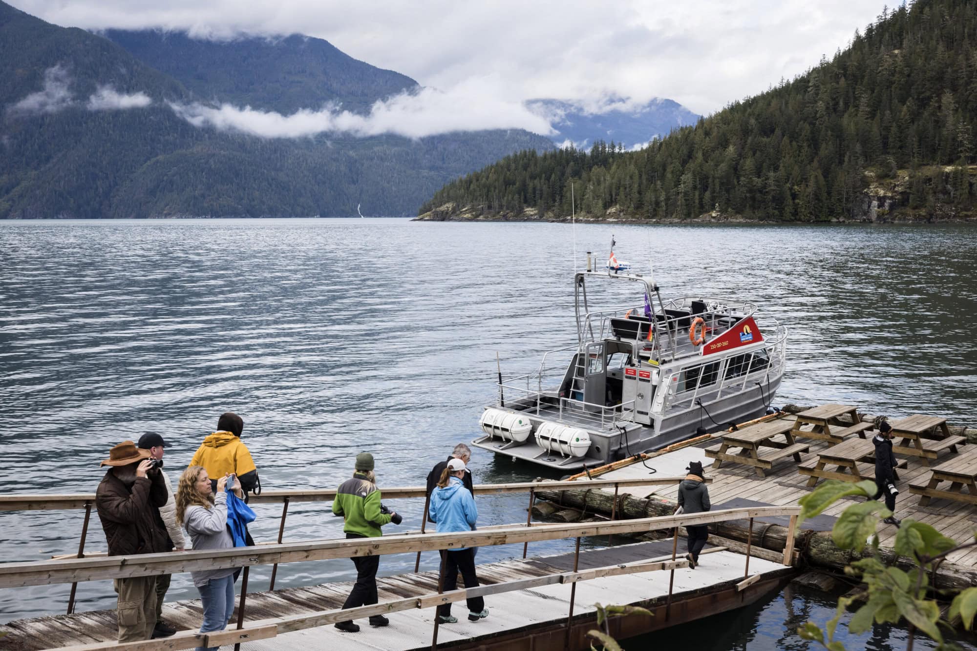 Dock in Bute Inlet