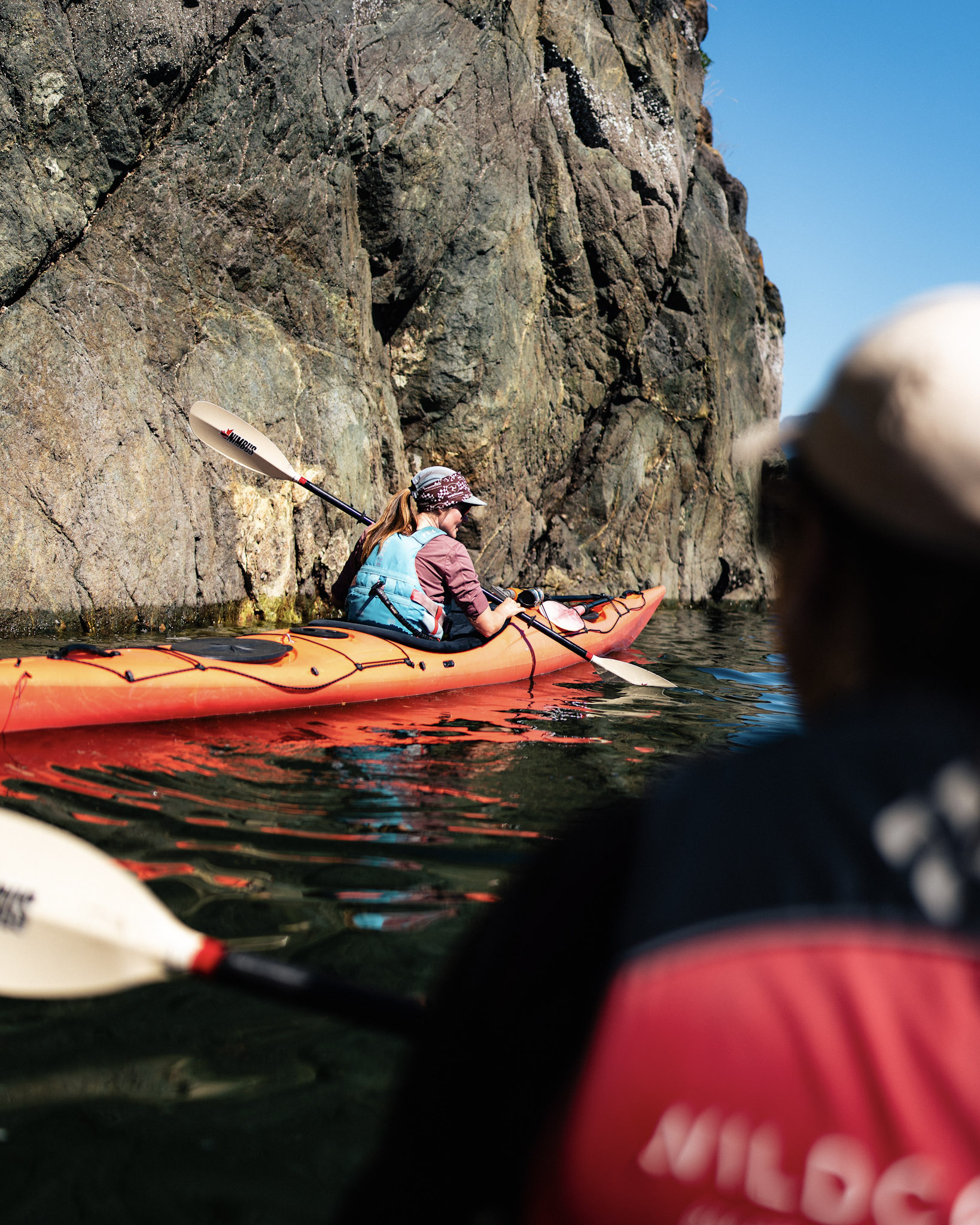 Kayaking and exploring the intertidal zone